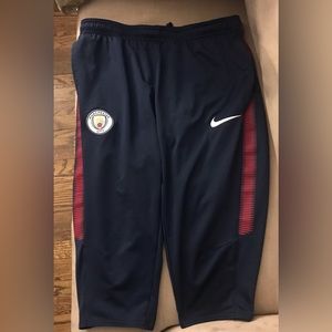 EUC Nike Manchester City 3/4 Warm Up Pants
